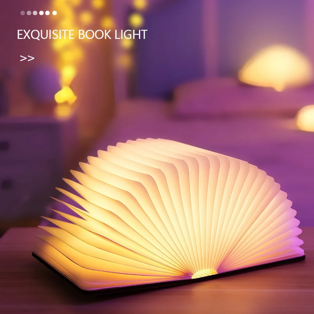 LightStory™ Libro luminoso de madera