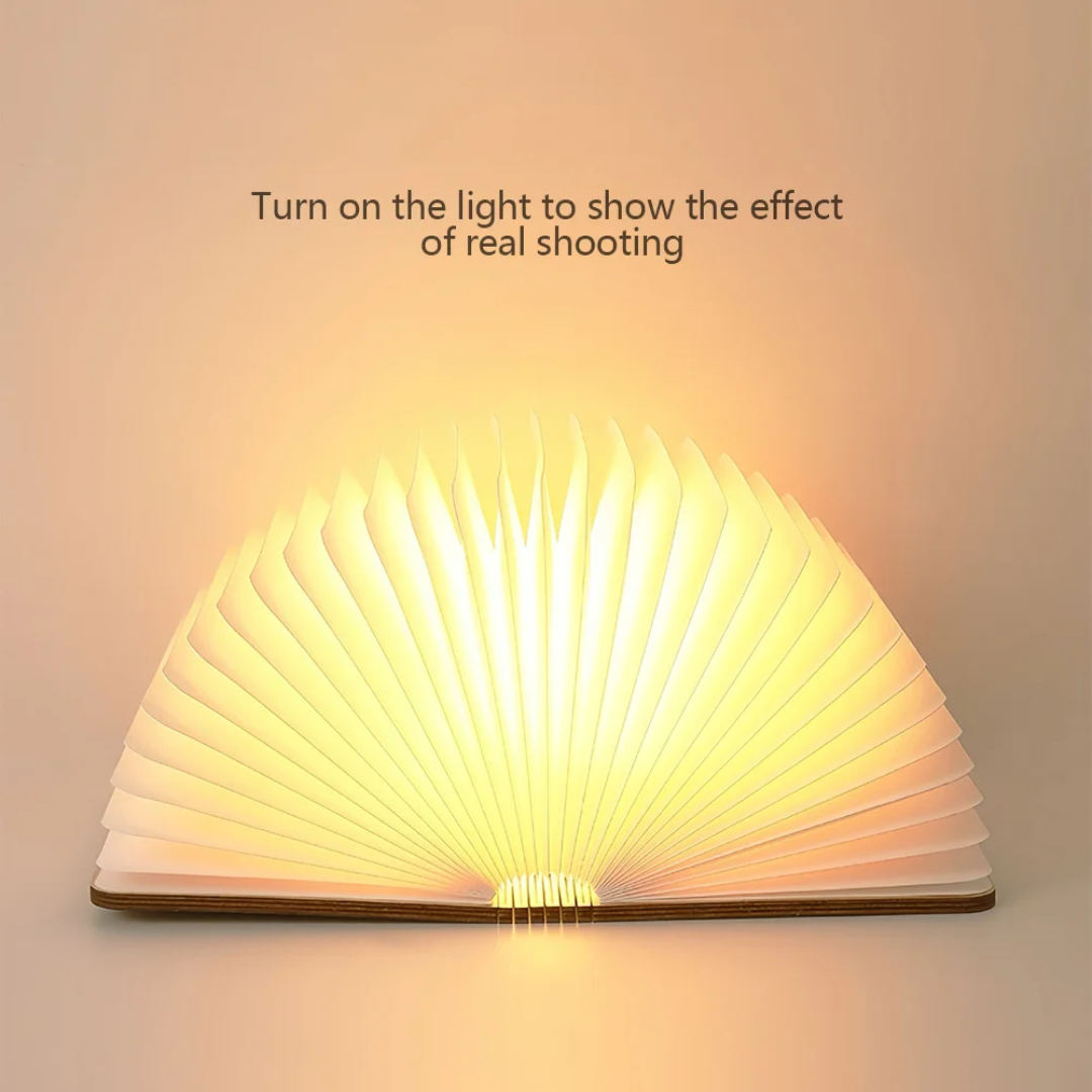 LightStory™ Libro luminoso de madera